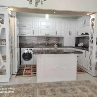 کابینت آشپزخانه هایگلاس و ام دی اف//ارینبR4152|مصالح و تجهیزات ساختمان|چمستان, |دیوار