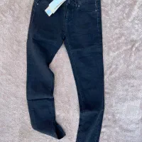 شلوار زنانه جین مشکی مدل راسته مخصوص اندام کشیده|لباس|آمل, |دیوار