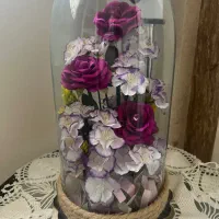 باکس گل شیشه ای