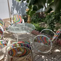 میز صندلی باغی