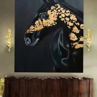 تابلوی دکوراتیو ورق طلا سایز۵۰در۷۰