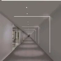 کناف نورخطی لاین نوری نقاشی تایل لابل سقف کشسان