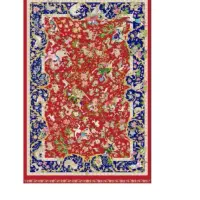 رنگهای چشم نواز فرش ابریشم کد ۱۶۰۰۳۰ اذر فرش تبریز|فرش|ارومیه, |دیوار