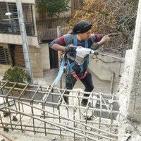 سوراخ کاری ،کاشت میلگرد ، نصب پلیت