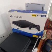 slim ps4 سالم تمیز به همراه بازی|کنسول، بازی ویدئویی و آنلاین|کیش, |دیوار