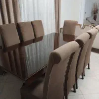 میز نهارخوری ۸نفره|میز و صندلی غذاخوری|رشت, نیکمرام|دیوار