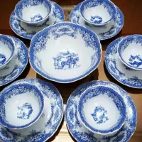 پیاله چینی قلم آبی کلاسیک کاسه انار آجیل ماست