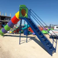 وسایل بازی پارکی کد۳تاب مهدکودک۳ست سرسره پلی اتیلن|اسباب‌‌بازی|کرمان, |دیوار