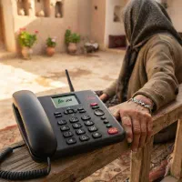 تلفن رومیزی سیم کارت خور مناسب پدر و مادران