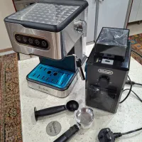 اسپرسوساز تکنو Te-819 و آسیاب قهوه دلونگی KG79|سماور، چای‌ساز، قهوه‌ساز|تهران, صادقیه|دیوار