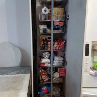 فروش کابینت های گلاس دست دوم شبیه به نو|آب‌چکان و نظم‌دهنده ظروف|تهران, صادقیه|دیوار