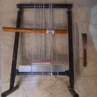 گلیم ابریشم ماشینی و دستگاه فرش بافی