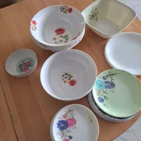 ظروف ملامین کاسه بزرگ وکوچک بشقاب وپیش دستی|ظروف سرو و پذیرایی|تبریز, |دیوار