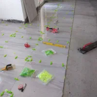 نصب سرامیک کف چسبی وبین کابینتی