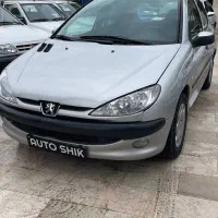 پژو 206 (تیپ2) 1384 نقره‌ای(اقساطی)