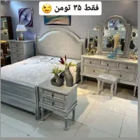 سرویس خواب خام ..تخت دونفره خام|تخت و سرویس خواب|مشهد, کلاهدوز|دیوار