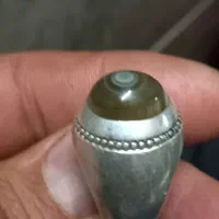 انگشتره شجر وموزانایت عقیق|جواهرات|باقرشهر, |دیوار