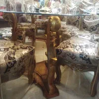 میز نهارخوری ۸نفره چوب گردو سلطنتی|میز و صندلی غذاخوری|تهران, آبشار تهران (دریاچه)|دیوار