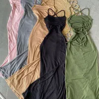 پیراهن ماکسی آستین کوتاه