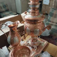 سماورمسی آبکاری شده نونو برقی|سماور، چایساز، قهوهساز|تهران, امام زاده عبدالله|دیوار