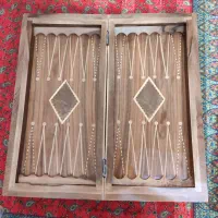 تخته نرد تمام چوب گردو سنندج نو نو