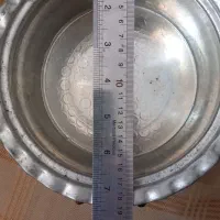 دیگ مسی گوشواره دار . تابه مسی