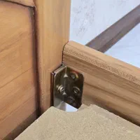 تخت خواب یک‌نفره چوبی - دارای کشو و محافظ کودک|تخت و سرویس خواب|اصفهان, جلالیه|دیوار