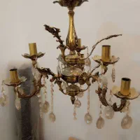 لوستر  تمام برنج شش شاخه