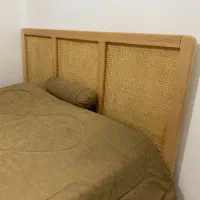 تخت دونفره حصیری چوب راش