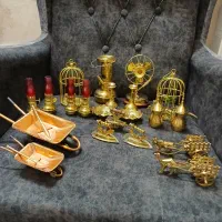 برنجی برنزی ظروف مسی کلکسیون دکوری برنز مجسمه