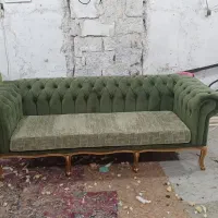 کاناپه چستر ۳نفره ۳۵تومن چوب راش|مبلمان خانگی و میز عسلی|چهاردانگه (تهران), |دیوار