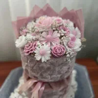 باکس شمعی گل های جاودان