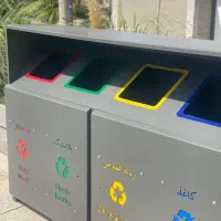 سطل زباله شهری/تفکیک/بازیافت/جاسیگاری/سفارشی|عمده‌فروشی|مشهد, کوشش|دیوار