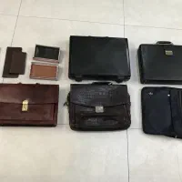 تعدادی کیف اداری و دستی و کیف پول چرم و برزنت|کیف، کفش، کمربند|تهران, کوی بیمه|دیوار
