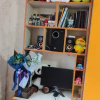 دو کمد لباس ویک میز کتابخانه به همراه تخت و پاتختی|جاکفشی، کمد، دراور|رشت, چمارسرا|دیوار