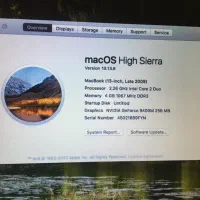 مک‌ بوک اپل ۲۰۰۹ (لب تاب)|رایانه همراه|کرج, حصارک بالا|دیوار