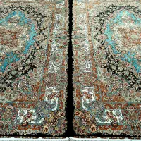 فرش ماشینی جفت۹متری۱۰۰۰شانه تارا در حد نو نو