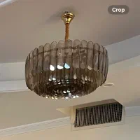 ۲عدد لوستر کریستالی