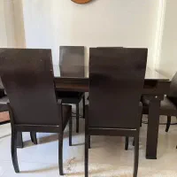 میز ناهار خوری همراه میز عسلی