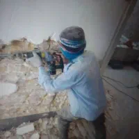 کارگر تخریب. هستم. با پیکور. اوستا بناکاربلدافغانی