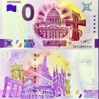 اسکناس صفریورو واتیکان