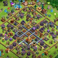 اکانت کلش لول 224