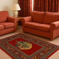 فرش دستباف بساک در کرج ۶ متری بیجار نقشه پرچمی|فرش|تهران, شمشیری|دیوار