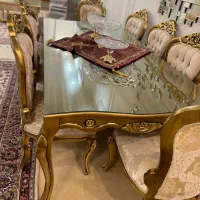 سرویس مبلمان ۹ نفره ورق طلا|مبلمان خانگی و میز عسلی|مشهد, آزادشهر|دیوار