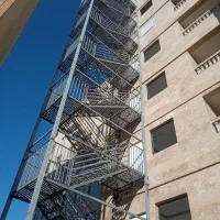 پله فرار نما رومی برشکاری کلیه خدمات جوشکاری