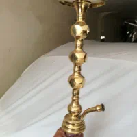 قلیان برنجی قدیمی ۳ قپه