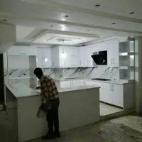 کمددیواری کابینت ام دی اف کاری نصب درب چوبی|خدمات پیشه و مهارت|مشهد, رسالت|دیوار