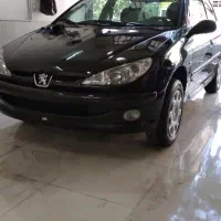 پژو ۲۰۶تیپ۲کم کار واقعی مشکی متالیک
