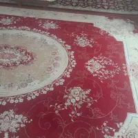 فروش یک جفت فرش ۱۲متری رنگ لاکی