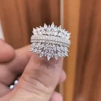 انگشترهای نقره کپی از روی طلا سرویس نقره حمیدی